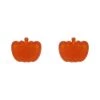 Erstwilder Halloween Essentials Pumpkin Post Earrings - Orange Glitter