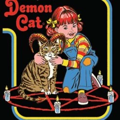 Ephemera Caring For Your Demon Cat Magnet