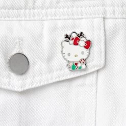 Erstwilder Hello Kitty Christmas Candy Cane Treat Enamel Pin
