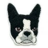 Smarty Pants Paper Co. Chenille Boston Terrier Patch NEW ARRIVALS