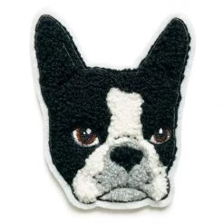 Smarty Pants Paper Co. Chenille Boston Terrier Patch NEW ARRIVALS