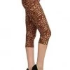 LOVE IT Leopard Print Capri Leggings - Plus NEW ARRIVALS