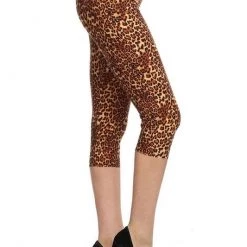 LOVE IT Leopard Print Capri Leggings - Plus NEW ARRIVALS