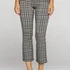 Chocolate USA High Waist Plaid Bootcut Pants