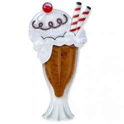 Float On Root Beer Float Brooch By Lipstick & Chrome NEW ARRIVALS