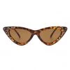 Cramilo Eyewear Rhinestone Cat Eye Sunglasses - Tortoiseshell