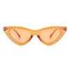 Cramilo Eyewear Rhinestone Cat Eye Sunglasses - Orange ACCESSORIES