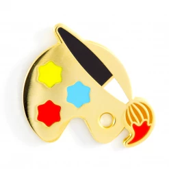 These Are Things Artist's Palette Enamel Pin EVERYTHING ELSE