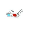 Yesterdays 3D Glasses Enamel Pin