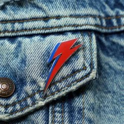 Yesterdays Bowie Aladdin Sane Bolt Enamel Pin EVERYTHING ELSE