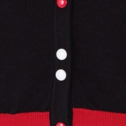 Retro Collared Cardigan By Banned Apparel