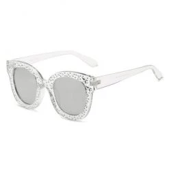 Cramilo Eyewear Silver Star Embellished Sunglasses