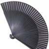 Victoria Black Fabric Folding Fan By Banned Apparel EVERYTHING ELSE