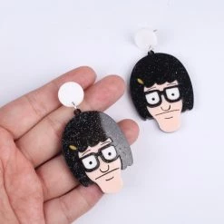 Ole Acrylic Tina Dangle Earrings 5 Ole Acrylic Tina Dangle Earrings