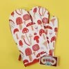 Streamline EVERYTHING ELSE Mushroom Oven Mitt Set - Red & White