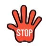 World Of Patches Stop Sign Hand Patch