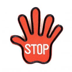 World Of Patches Stop Sign Hand Patch