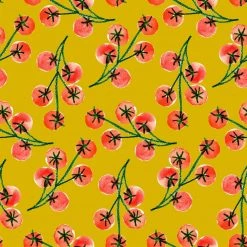 "Cherry Tomato Vine" Print Dress By Miss Lulo APPAREL -Naked City Halloween Sales 2181 swatch 1080x1080