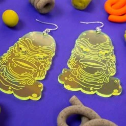 Acrylic Creature Feature Dangle Earrings By Frank Goodness ACCESSORIES