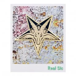 Real Sic Baphomet Head Enamel Pin NEW ARRIVALS