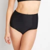 Marina West APPAREL Retro High Waist Swim Bottoms In Black