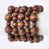 LA Jewelry Plaza Wood Bead Stretch Bracelet Set