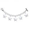 Classic Hardware Multi Star Bracelet In White ACCESSORIES