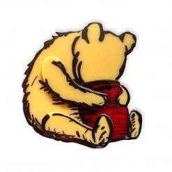 NEW ARRIVALS Silly Old Bear Brooch By Lipstick & Chrome