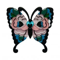 Erstwilder ACCESSORIES Cute & Spooky Collection Fright Of The Butterfly Brooch