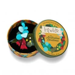 Erstwilder An Australian Christmas Collection Christmas Holly-Days Brooch