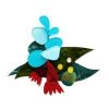 Erstwilder An Australian Christmas Collection Christmas Holly-Days Brooch