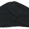 Jeanne Simmons Black Chunky Knit Turban