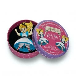 Erstwilder NEW ARRIVALS Alice's Wonderland Collection Alice Down The Rabbit Hole Brooch