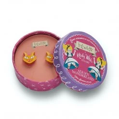 Erstwilder ACCESSORIES Alice's Wonderland Collection The Cheshire Cat Earrings