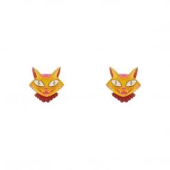 Erstwilder ACCESSORIES Alice's Wonderland Collection The Cheshire Cat Earrings