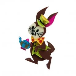 Erstwilder ACCESSORIES Alice's Wonderland Collection The March Hare Brooch