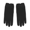 Jeanne Simmons Black Gloves With Frog Fastener