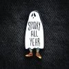Ectogasm “Spooky All Year" Rainbow Ghost Enamel Pin NEW ARRIVALS
