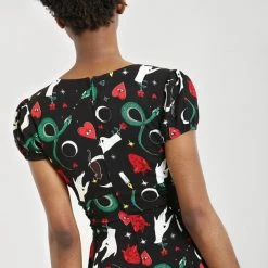 NEW ARRIVALS Good Fortune Mini Dress By Hell Bunny 8 NEW ARRIVALS Good Fortune Mini Dress By Hell Bunny