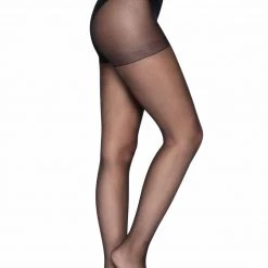 Leg Avenue HOSIERY Sheer Backseam Pantyhose In Black