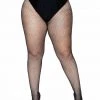 Leg Avenue XL & LARGER Plus Size Fishnet Pantyhose In Black