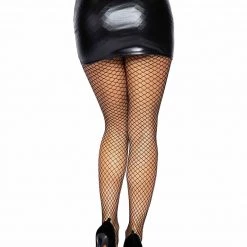Leg Avenue Industrial Fishnet Pantyhose In Black