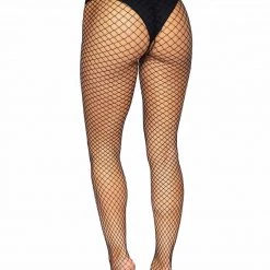 Leg Avenue Industrial Fishnet Pantyhose In Black