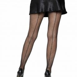 Leg Avenue HOSIERY Backseam Fishnets Black