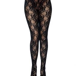 Leg Avenue Floral Lace Pantyhose