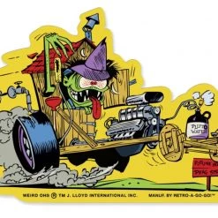 Retro-a-go-go! Weird-Ohs “Huey’s Hut Rod” Vinyl Sticker