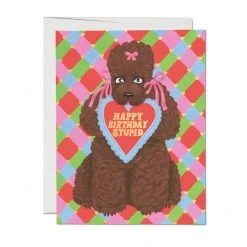Red Cap Cards Birthday Poodle Greeting Card EVERYTHING ELSE