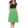 High-Waist Thrills Skirt In Green By Steady Clothing NEW ARRIVALS