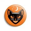 Monsterologist EVERYTHING ELSE Black Cat Halloween Button