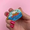 Erstwilder Liz Harry Don't Bottle Things Up Enamel Pin EVERYTHING ELSE